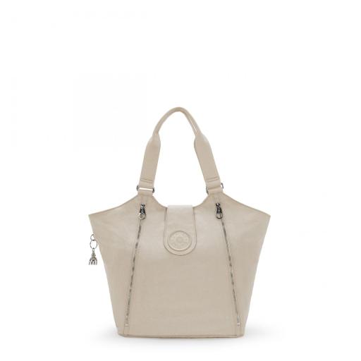 Bolso shopper kipling recicely beige spice I3286 26J