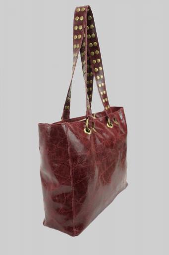 Bolso de brazo shopping piel tachas C01963 [3]