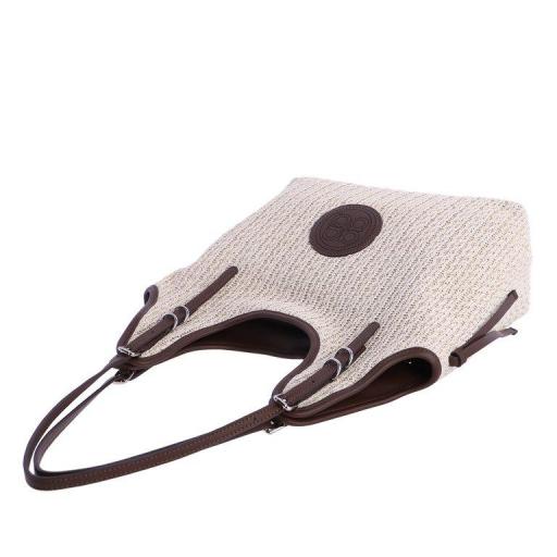 Bolso shopper rafia amichi para mujer SV5306 [5]