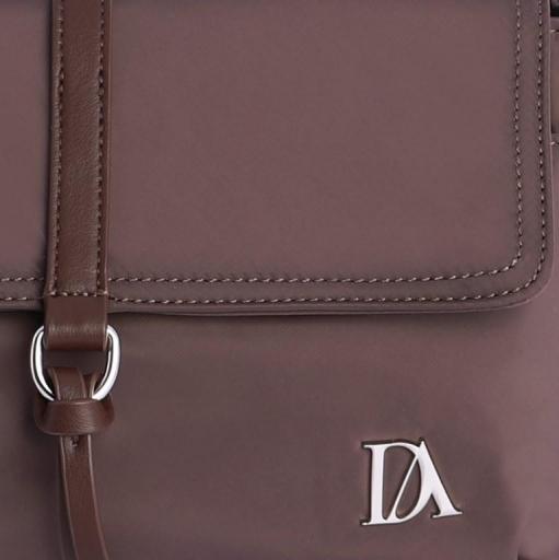 Bolso solapa don algodón Marron SI7853 [2]