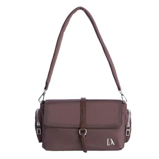 Bolso solapa don algodón Marron SI7853 [4]