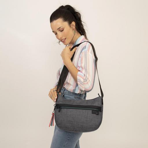 Bolso tipo gondola gabol shani gris 604012 [5]