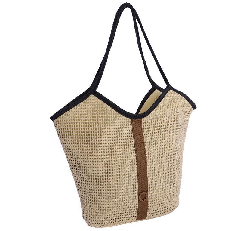 Bolso tipo shopper amichi en rafia SV6438