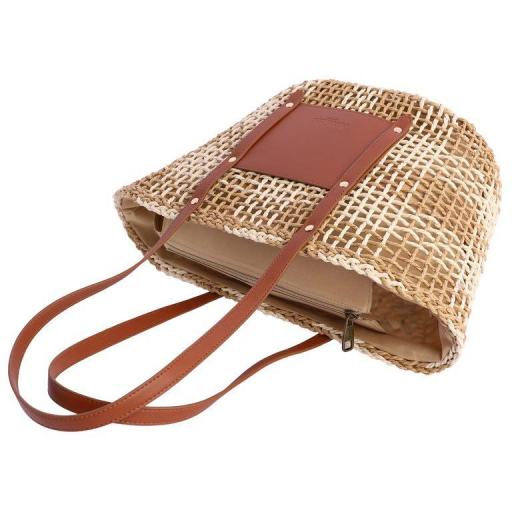 Bolso tipo shopper amichi en rafia SV7001 [5]