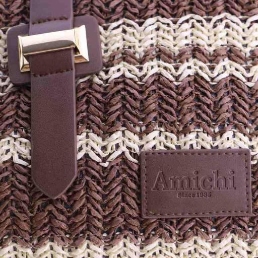 Bolso tipo shopper amichi en rafia SV7007 [7]