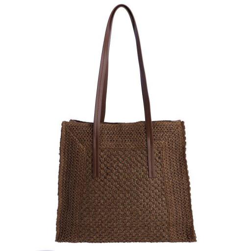 Bolso tipo shopper amichi en rafia SV7010 [2]