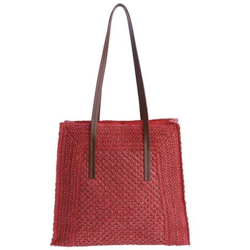 Bolso tipo shopper amichi en rafia SV7010 [3]
