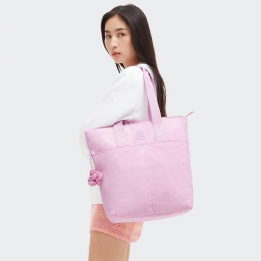 Bolso tote kipling hanifa rosa I7937 R2C [4]