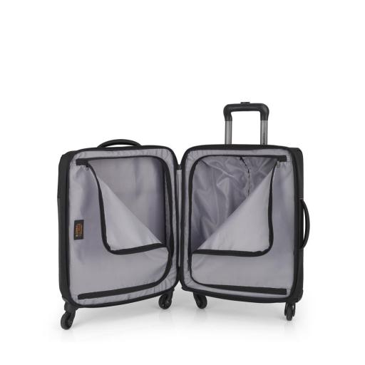 Maleta cabina 4 ruedas gabol florida negro 123122 001 [3]