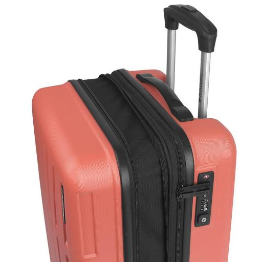 Maleta cabina 55 cm. 4 ruedas gabol advance coral 124222 036 [6]