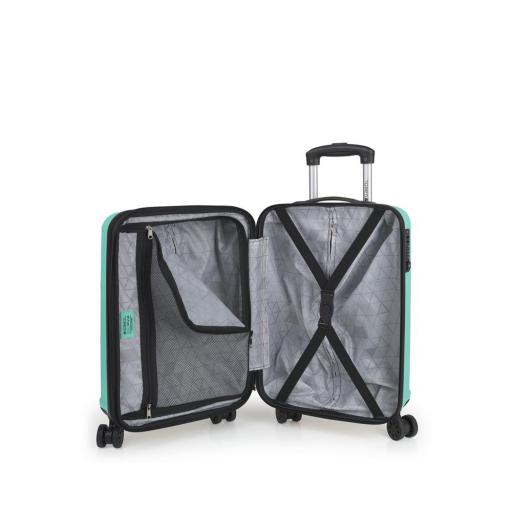 Maleta cabina 55 cm. 4 ruedas gabol advance verde menta 124222 045 [3]