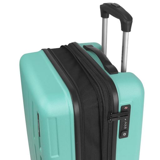 Maleta cabina 55 cm. 4 ruedas gabol advance verde menta 124222 045 [6]