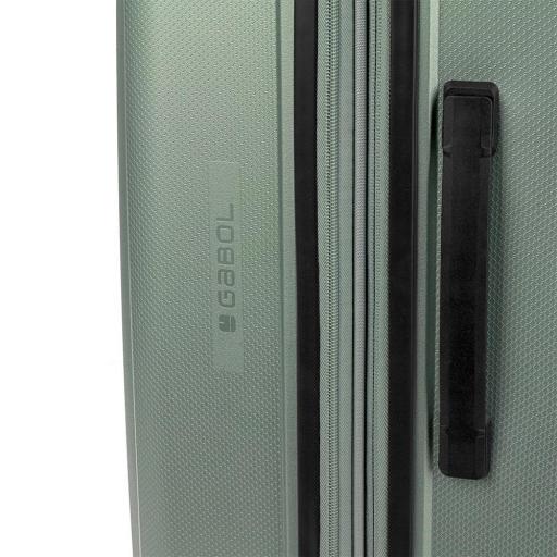 Maleta cabina 55 cm. 4 ruedas gabol brooklyn verde 123922 04 [7]