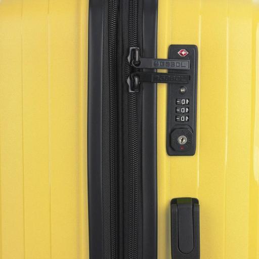 Maleta cabina 55 cm. 4 ruedas gabol shinyuu amarillo 124322 005 [5]