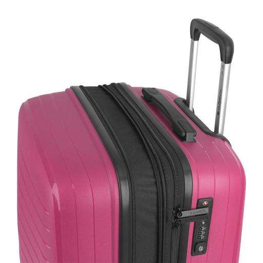 Maleta cabina 55 cm. 4 ruedas gabol shinyuu rosa 124322 019 [7]