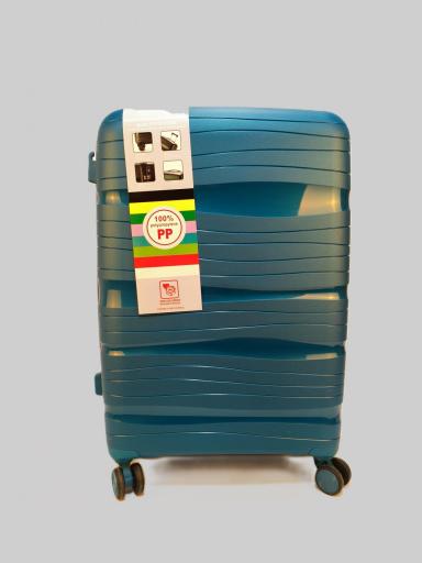 Maleta mediana 66 cm. 4 ruedas, tsa, petroleo A00365 PE