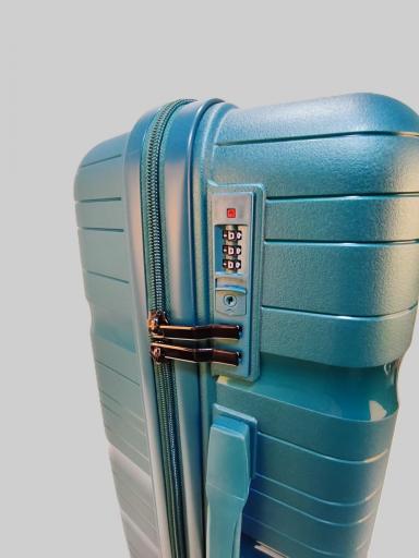 Maleta mediana 66 cm. 4 ruedas, tsa, petroleo A00365 PE [5]