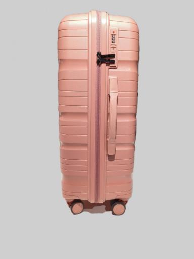 Maleta mediana 66 cm. 4 ruedas, tsa, rosa A00365 RO [1]