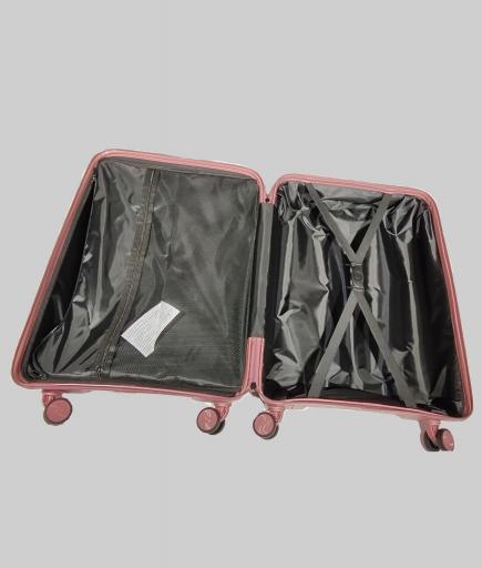 Maleta mediana 66 cm. 4 ruedas, tsa, rosa A00365 RO [6]