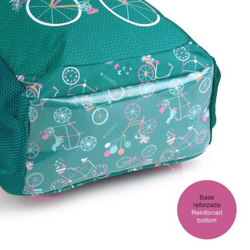 Mochila adaptable a carro Impermeable fiori verde 234206 004 [5]