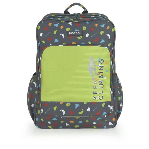 Mochila adaptable a carro climb, gris-verde, 233200 016