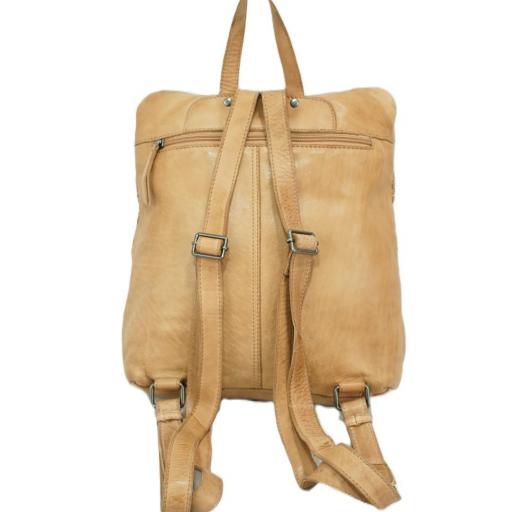 Mochila antirrobo en piel natural camel 412772 CA [1]