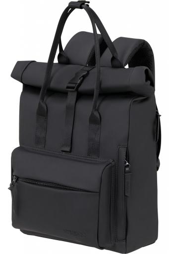 Mochila at urban groobe negra impermeable [1]
