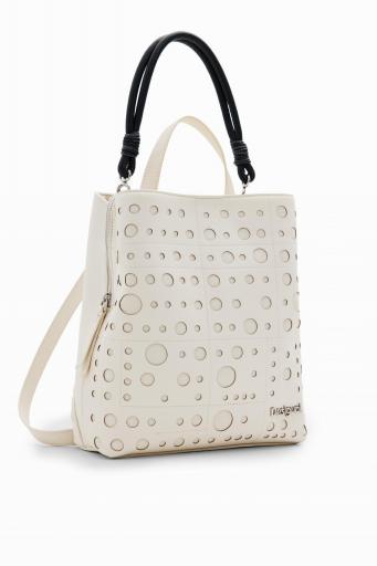 Mochila desigual bloomer sumy blanca 24WAKP22 1