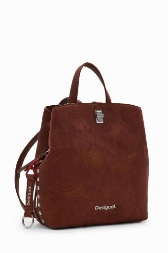 Mochila desigual dejavu sumy mini marron 24WAKP02 6