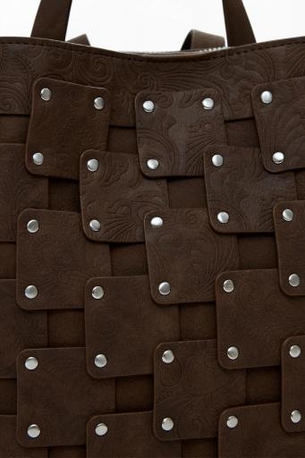 Mochila desigual new pach choco sumy 25WAKP39 6 [4]