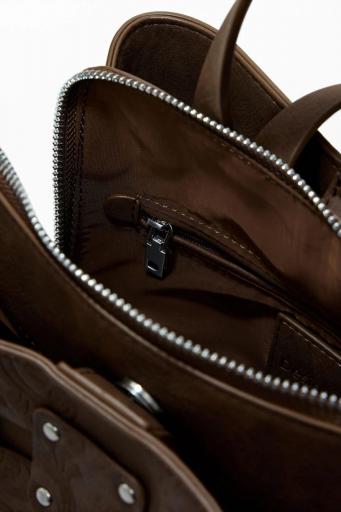 Mochila desigual new pach choco sumy 25WAKP39 6 [2]
