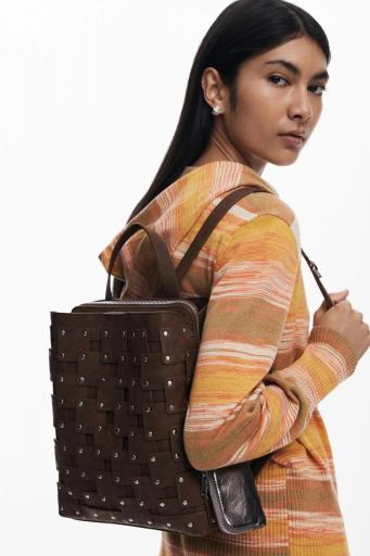 Mochila desigual new pach choco sumy 25WAKP39 6 [3]