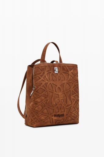 Mochila desigual oasis sumy mini marron 24WAKP25 6