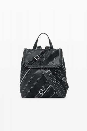 Mochila desigual patch hebillas negro 25WAXP90 2