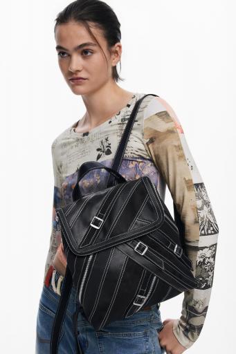 Mochila desigual patch hebillas negro 25WAXP90 2 [6]