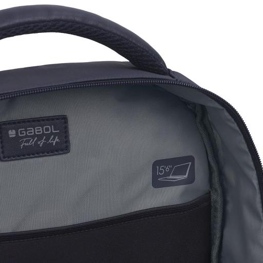 Mochila gabol jazz azul, 2 apartados, 15.6" 413255 003 [7]