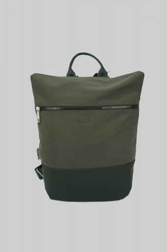 Mochila grande antirobo kcb base marrón 3483 MA