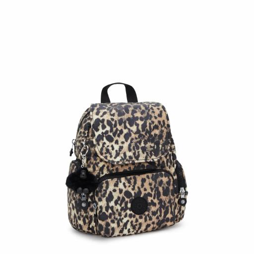 Mochila kipling city zip mini Wild Leopard I3735 6JP [1]