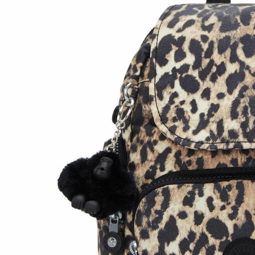 Mochila kipling city zip mini Wild Leopard I3735 6JP [4]