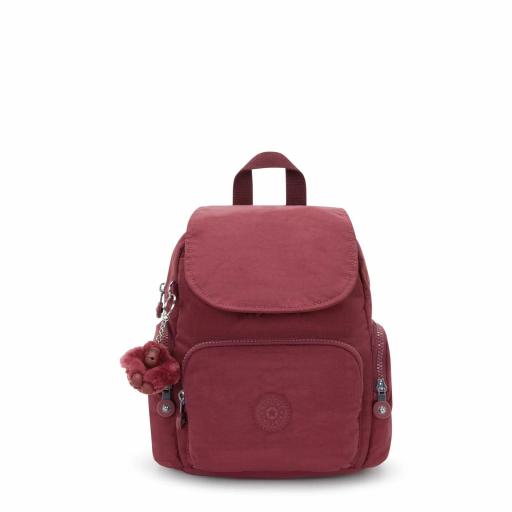 Mochila kipling city zip mini b Lounge Wine I6046 5FW [3]