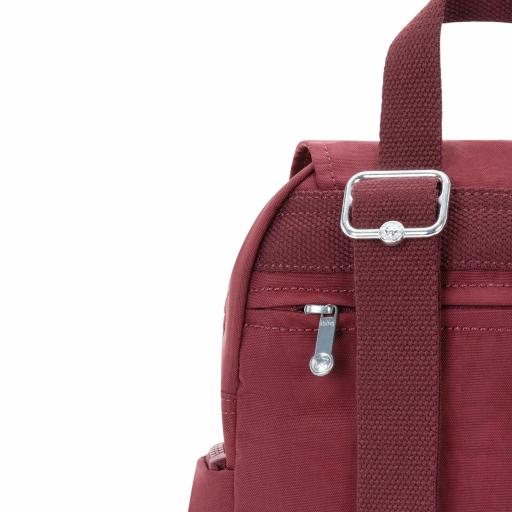 Mochila kipling city zip mini b Lounge Wine I6046 5FW [4]