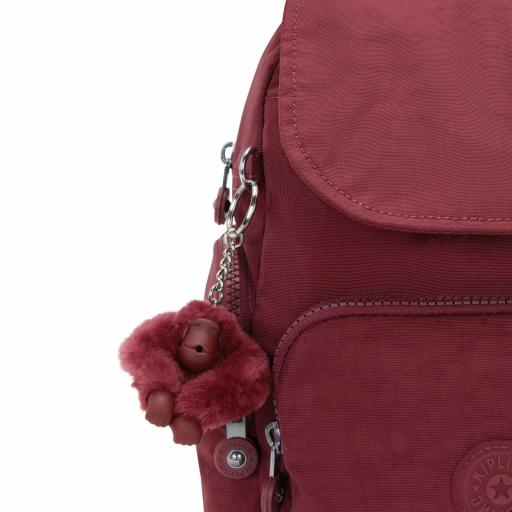 Mochila kipling city zip mini b Lounge Wine I6046 5FW [5]