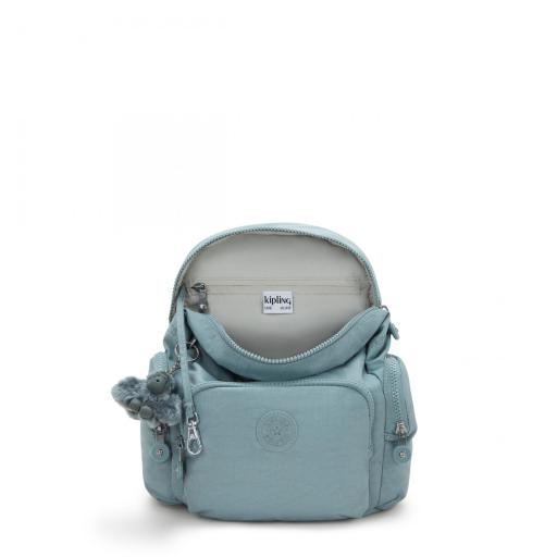 Mochila kipling city zip mini relaxed grey I6046 3NL [2]