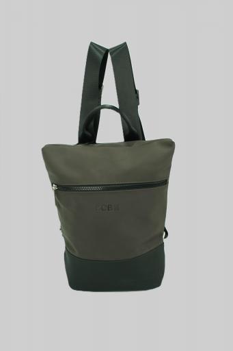 Mochila mediana antirobo kcb base marrón 3484 MA