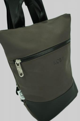 Mochila mediana antirobo kcb base marrón 3484 MA [3]