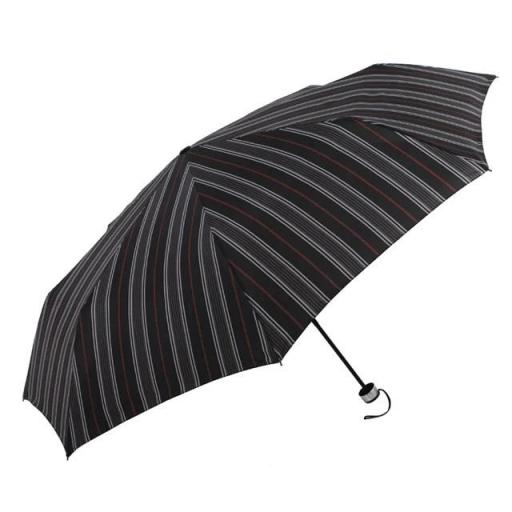 Paraguas vogue golf plegable manual 124 cm. negro rayas grises 1.jpg [0]