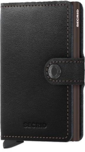 Tarjetero de piel rfid miniwallet secrid original black-brown 84512