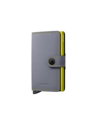 Tarjetero miniwallet secrid matte grey lime 00911 [0]