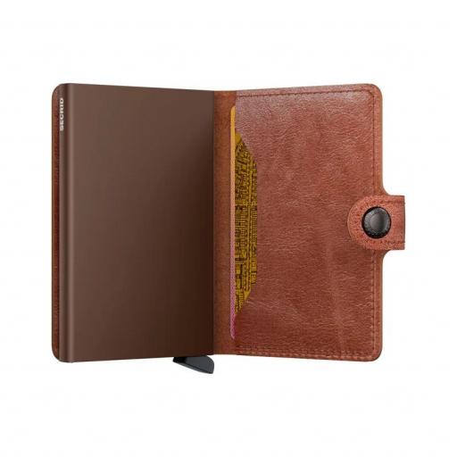Tarjetero miniwallet secrid vintage Cognac brown 00669 [4]