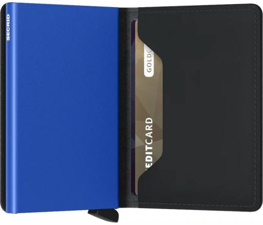 Tarjetero rfid secrid slimwallet matte black & blue 89531 [2]